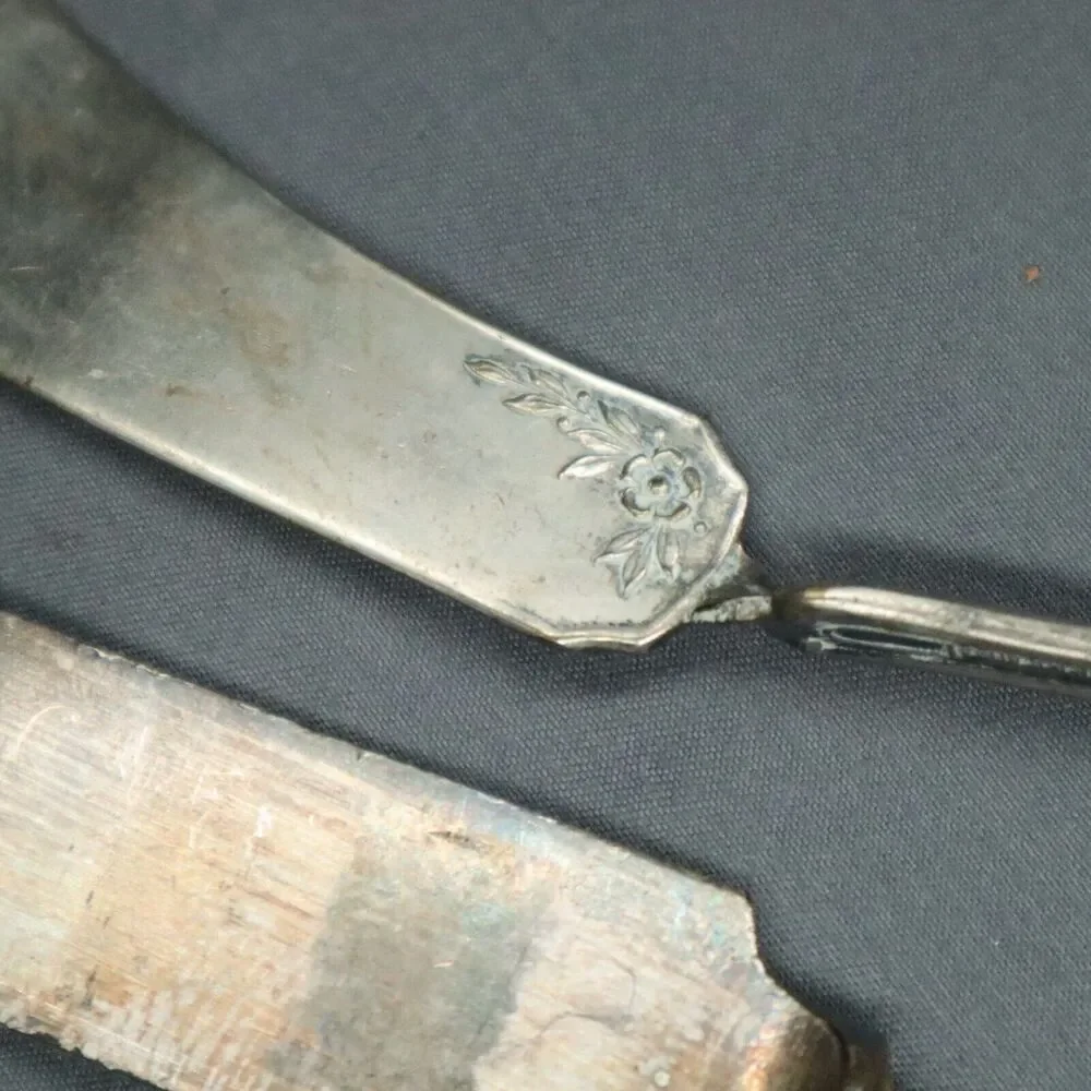 Silver plated flatware misc set of 7 pieces